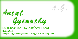 antal gyimothy business card